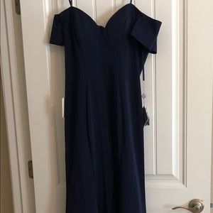 New with tags Navy formal gown size 12